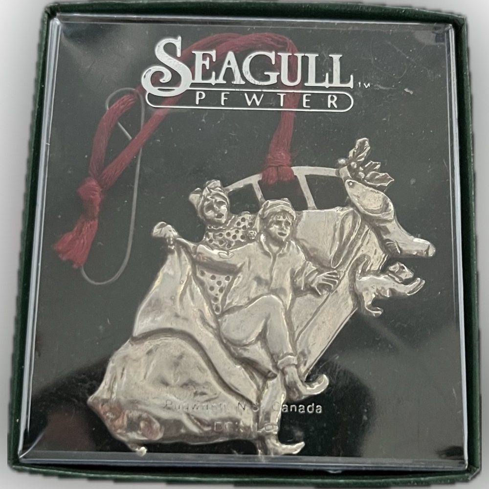 Seagull Pewter Christmas Ornament | 1993 | Collector’s Piece 🎄